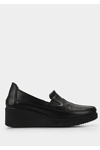 Eclipse Black Leather Women's Shoes