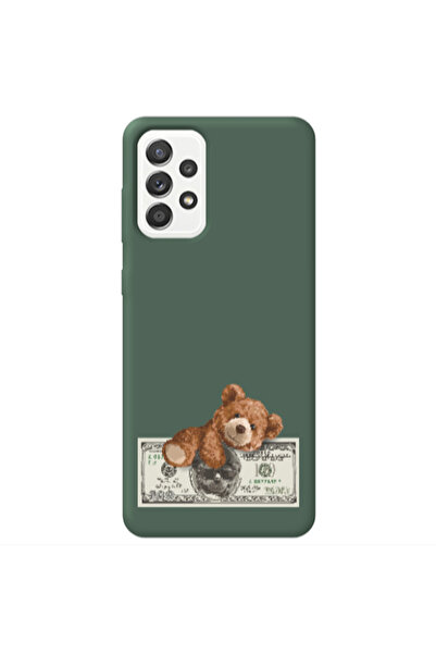 Other Samsung A52 Money Style Dark Green Colored Silicone TPU Θήκη
