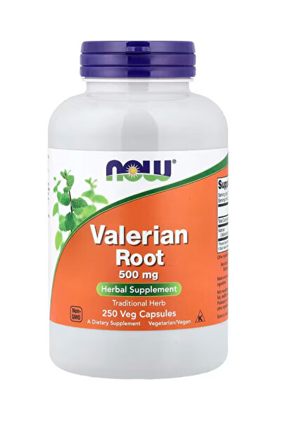 Now Foods Herbal, Valerian Root (Valeriana officinalis) 500 mg, Herbal Supple...