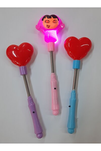 YDNE Led Işıklı Yaylı Esnek Çubuk Oyuncak 24 cm, 1 Adet