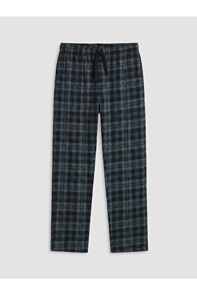 LC Waikiki I Standart Fit Checked Embroidered Men's Pajama Bottoms from Freez...