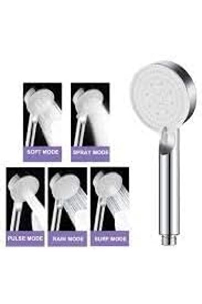 Yıldızan Avelune Store Golden 5-Function High Pressure Shower Head Joint 150 ...