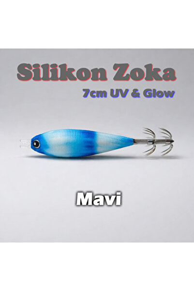 7cm Silikon Kalamar Zokası Zebra Seri