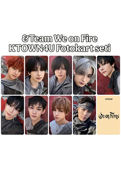 Sntay &team Fotokart seti 'We on fire Ktown4u vers fotokart seti