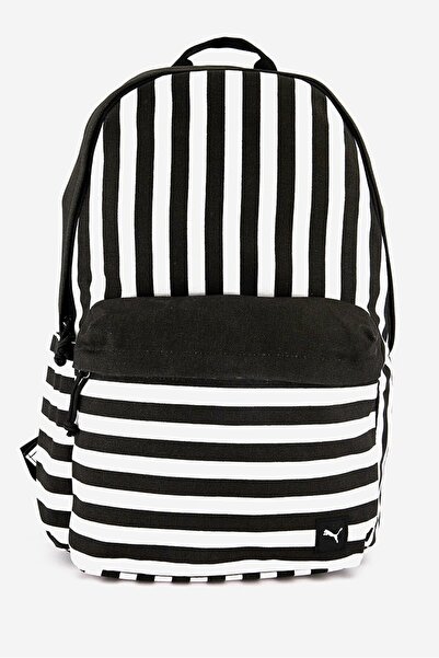 Puma Unisex X Odin Backpack 44 H x 30 L x 16 W cm, White and Black Stripe