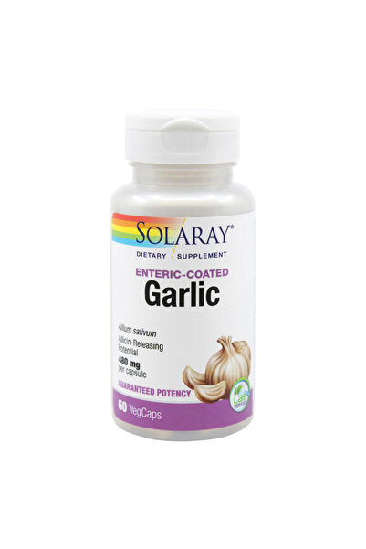 Solaray Garlic (Usturoi) 500mg 60cps Secom,