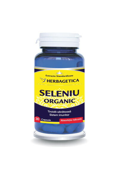 herbagetica Seleniu Organic 30cps