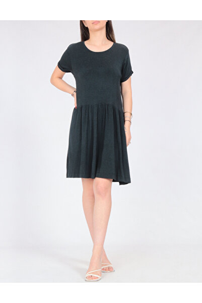 Evendi Rochie scurta, Verde/Negru