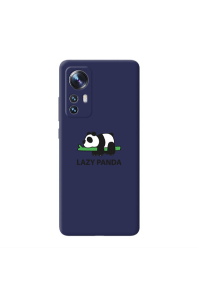 Other Xiaomi Mi 12 Pro Lazy panda Dark blue Colored Silicone TPU Θήκη