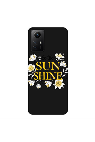 Other Xiaomi Redmi Note 12s Sun Shine Black Colored Silicone TPU Θήκη