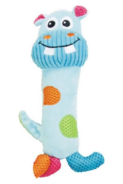 Pawise Vivid Life-Hippo Stick Dog Toy Dsdrn