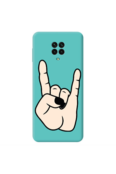Other Xiaomi Redmi Note 9 Pro Rock Turquoise Colored Silicone TPU Θήκη