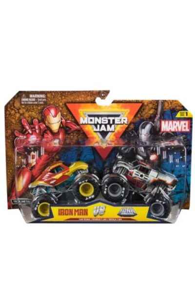 Monster Jam Μίνι Οχήματα 2 Τεμάχια Marvel (6070555)