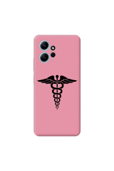 Other Xiaomi Redmi Note 12 4G Medical Spa Pink Colored Silicone TPU Θήκη