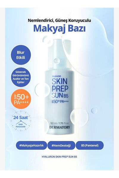DERMATORY Makeup Base with Blur Effect, Moisturizing Sunscreen Hyaluron Skin ...