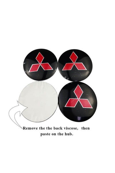 OEM Αυτοκόλλητα Αλουμινίου Ζαντών mitsubishi 56mm 4τμχ