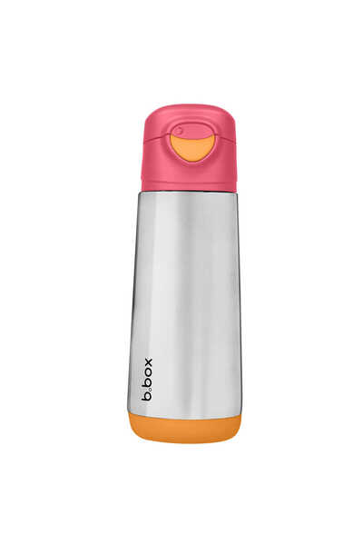 b.box Θερμομονωμένο Μπουκάλι με Στόμιο 500ml Σέικ Φράουλας