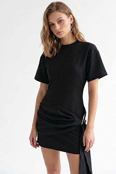 Hiccup MIXRAY Rochie Mini Din Crep Țesut