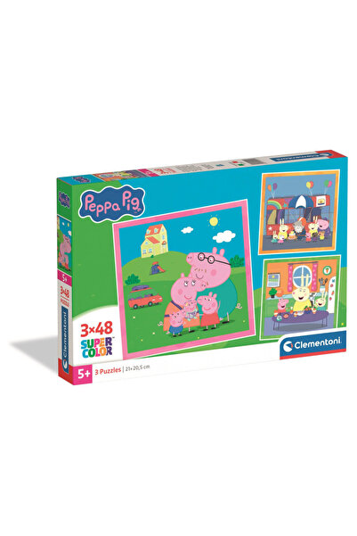 CLEMENTONI Puzzle 3X48 Piese - Peppa Pig 2026
