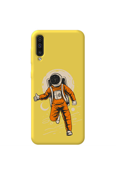 Other Samsung A70 Hitchhike Yellow Colored Silicone TPU Θήκη