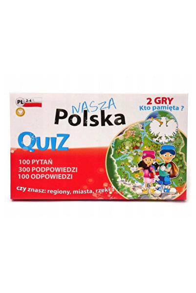Fan Joc de societate quiz Nasza Polska, 100 intrebari, 300 indicii, 2 jocuri,...