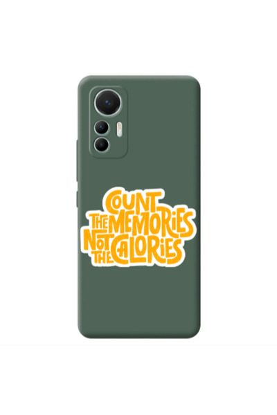 Other Xiaomi Mi 12 Lite Count the memories not the calories Dark Green Colore...