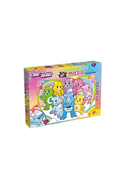 Lisciani Puzzle Care Bears, dublu-fata, 60 piese, pentru copii 4+, Multicolor...