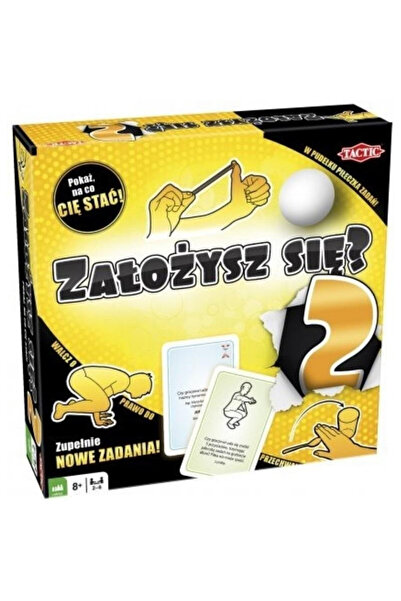 TACTIC Joc de societate Zalozysz sie 2, provocari si emotii, multicolor, 26x2...