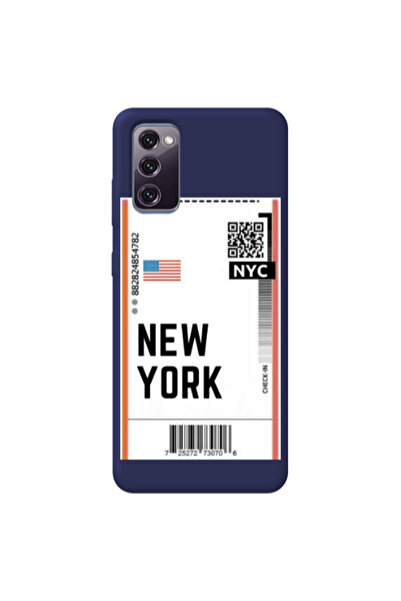 Other Samsung S20 FE New York NYC Dark blue Colored Silicone TPU Θήκη
