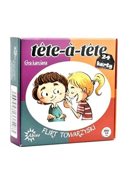 ABINO Joc de societate Tete-a-tete Flirt, carti de conversatie, pentru 2-4 ju...
