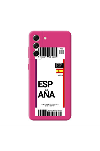 Other Samsung S21 FE Espana Arrival Fuchsia Colored Silicone TPU Θήκη