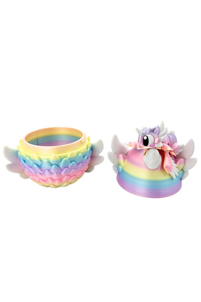 Eva Prints Set Mini Celestial Dragon Unicorn, figurina articulata printata 3D