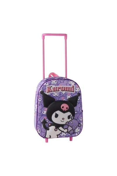 MC Micostore Σακίδιο νηπιαγωγείου Kuromi 3D, 25 εκ., 1 θήκη, τύπου τρόλερ, 25...