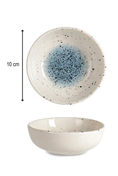 rinart 24-Piece Valencia Bowl 10cm Digital Splash Pattern