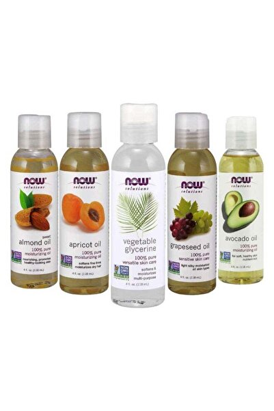 Now Foods Pack Of 5 Moisturizing Body Oil 590ml