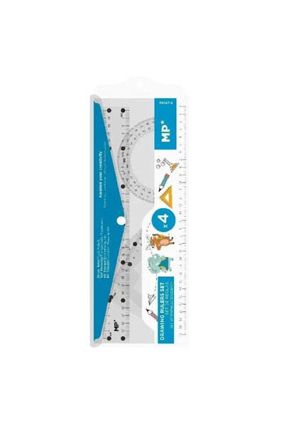 OEM MP Main PaperSet de geometrie "Animale" 4 buc. în etui