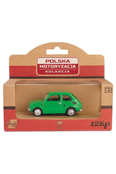 OEM Model metalic Fiat 126p din perioada comunistică (PRL), scară 1:43, produ...