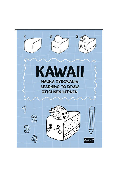 OEM Trefl Kawaii carte de activități pentru copii pentru învățarea desenului ...