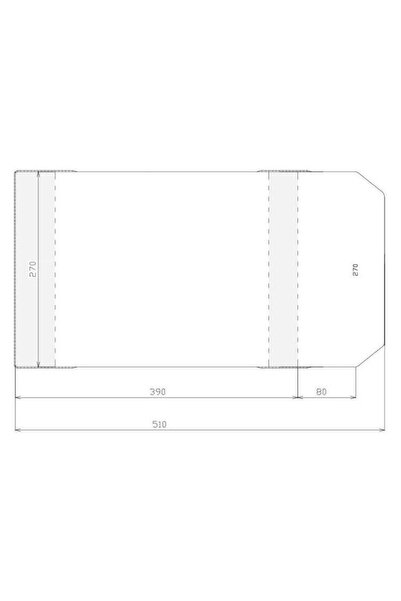 OEM Sztapel Coperta reglabila 270x470 mm folie 50 buc.