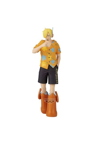 OEM Figurina colectionabila Banpresto One Piece Sanji Egghead 17cm, multicolo...