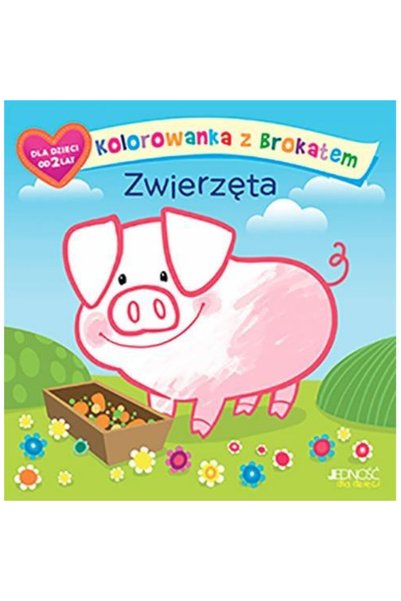 OEM Carte de colorat cu sclipici Animale 48 de pagini