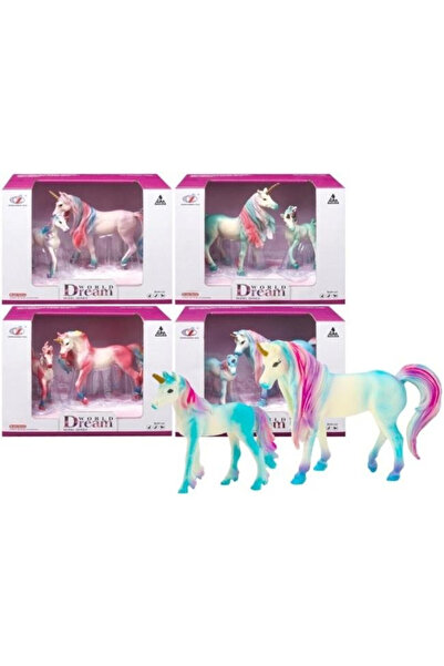 OEM Merkpol Dream World set de figurine două cai mix mare și mic MIX