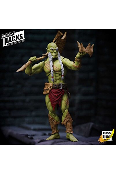 OEM Figurina actiune Boss Fight Studio Vitruvian H.A.C.K.S. orc verde 5x16x23cm