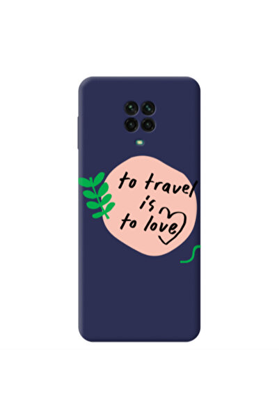 Other Xiaomi Redmi Note 9 Pro To Travel is to Love Dark blue Colored Silicone...