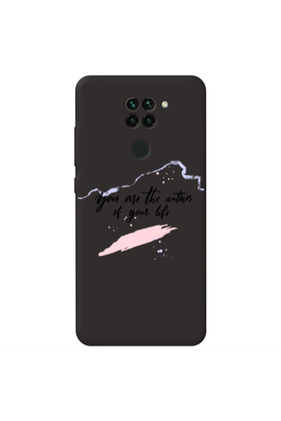 Other Xiaomi Redmi Note 9 You are the authors Black Colored Silicone TPU Θήκη