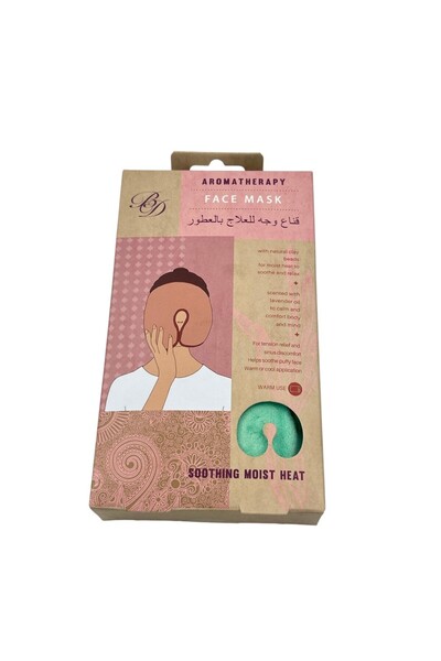 B&D Aromatherapy Face Mask – Reusable Relaxation Eye & Face Mask for Hot and ...