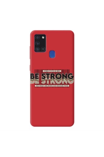 Other Samsung A21S Positivemind Red Colored Silicone TPU Θήκη