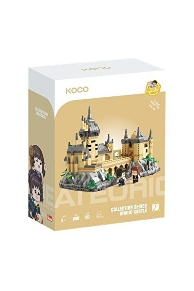 Koco Set constructie Magiczny Zamek, set de construit, cu figurine, multicolo...