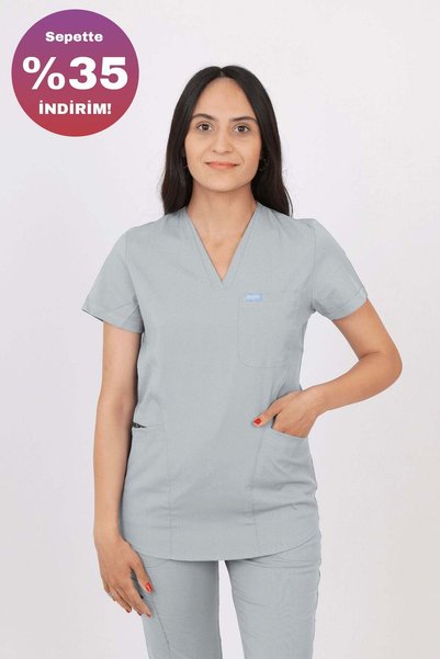 oksijen uniform Sapphire - Silver Gray (Single Top)