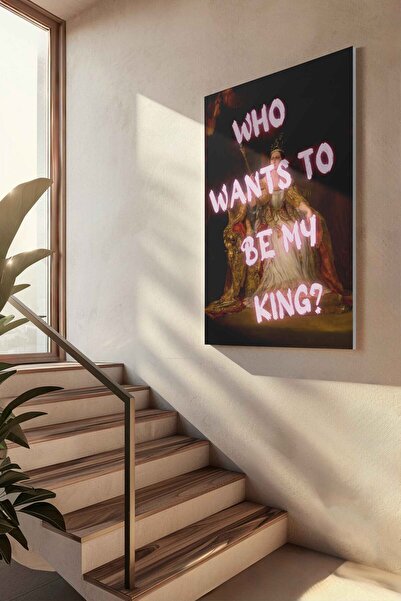 INNOVI Who wants to be my King? Canvas
